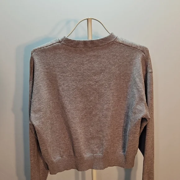 Faded Rose Gray Bear Long Sleeve Sweater Size Small Novelty - Picture 6 of 8